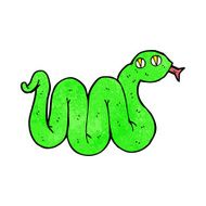 funny cartoon snake N46