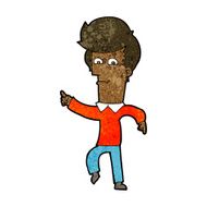 Cartoon Man Pointing N135