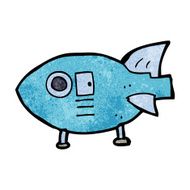 Cartoon Space Rocket N41