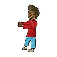 cartoon happy man N299