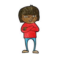 cartoon happy person N21