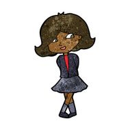 cartoon happy girl N62