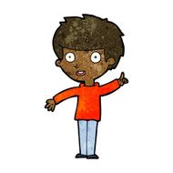 cartoon boy with idea N57