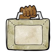 cartoon briefcase N6