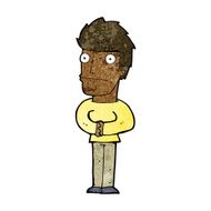 cartoon worried man N65