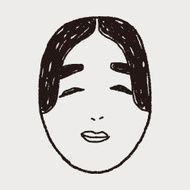 japan mask doodle N6