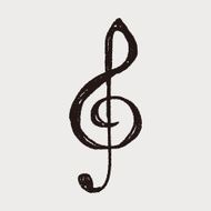 music note doodle N80