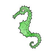 Cartoon Sea Horse N23