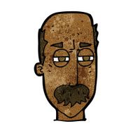 cartoon annoyed old man N39