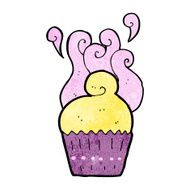 cartoon cupcake N105