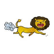 cartoon farting lion N3