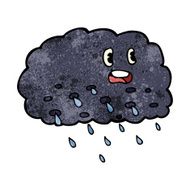 Cartoon Rain Cloud N36
