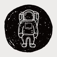 astronaut doodle N16