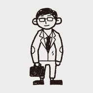 businessman doodle N13