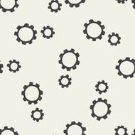 gear doodle seamless pattern background N5
