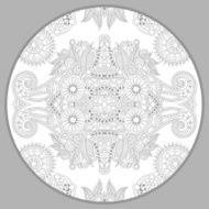 coloring book page for adults - zendala joy to older N9