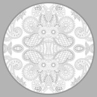 coloring book page for adults - zendala joy to older N11