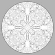 coloring book page for adults - zendala joy to older N13