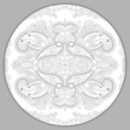 coloring book page for adults - zendala joy to older N18
