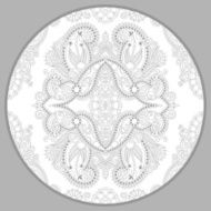 coloring book page for adults - zendala joy to older N20