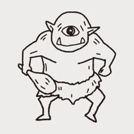 giant ogre doodle N26