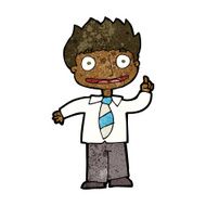 cartoon man with idea N111
