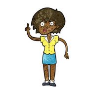 cartoon woman with question N21