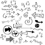 Doodle arrows N12