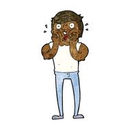 cartoon gasping man N9