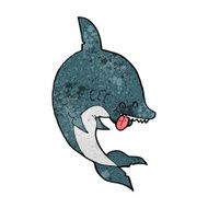 Funny Cartoon Shark N24