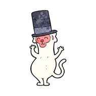 cartoon monkey in top hat N12