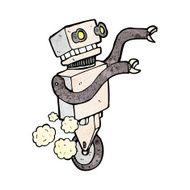 cartoon funny robot N56