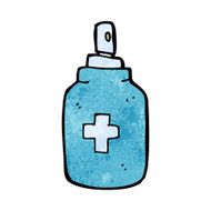 cartoon antiseptic spray N6
