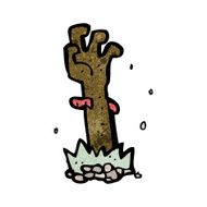 Cartoon Zombie Hand N22