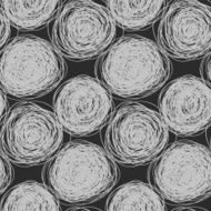 Seamless abstract vector scribble pattern N2