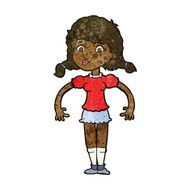cartoon pretty girl N67