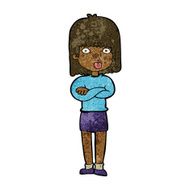 cartoon impatient woman N7