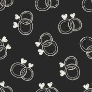 ring doodle seamless pattern background N5