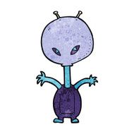 cartoon space alien N61