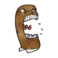 cartoon furious man shouting N6