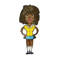 cartoon woman been in fight N6