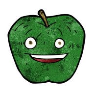 Cartoon Apple N100