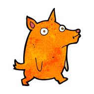 cartoon funny little dog N8