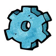 cartoon cog symbol N6