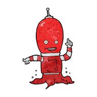 cartoon alien spaceman N16
