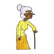 cartoon old woman N7