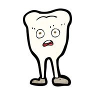 cartoon yellowing tooth N5
