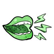 cartoon smiling halloween mouth N5