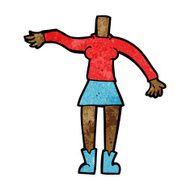 cartoon female body (add photos or mix and match cartoons) N136