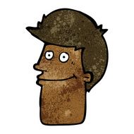 cartoon smiling man N18